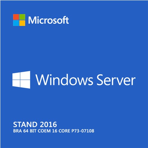 Windows Server Stand 2016 Bra 64 bit COEM 16 core P73-07108